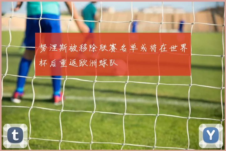 努涅斯被移除联赛名单或将在世界杯后重返欧洲球队