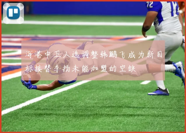海港中卫人选调整韩鹏飞成为新目标接替李扬未能加盟的空缺